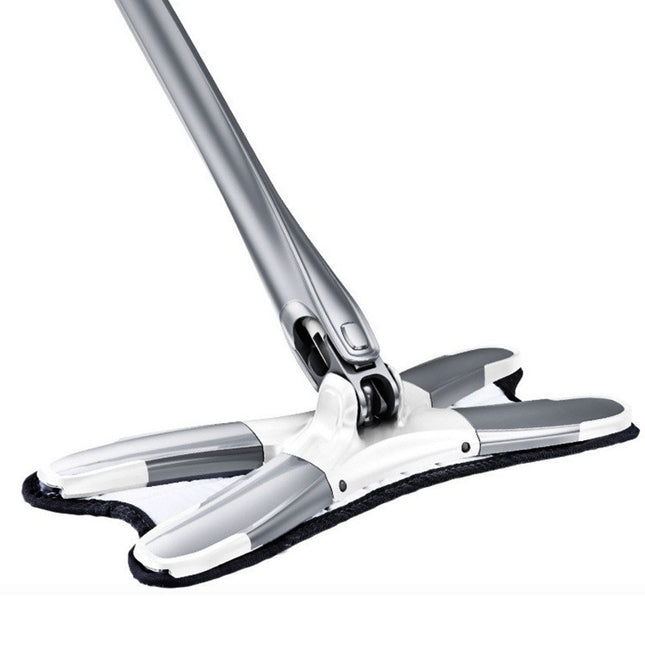 Mop Plat, cu Sistem de Stoarcere, 2 Lavete Incluse, Lungime Telescopica