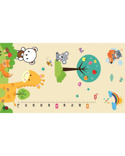 Covoras pentru Copii, cu 2 Fete, Model ZOO/Ursulet, din XPE+PE, Impermeabil, Antiderapant, Protectie Termica, +3 Luni, Pliabil